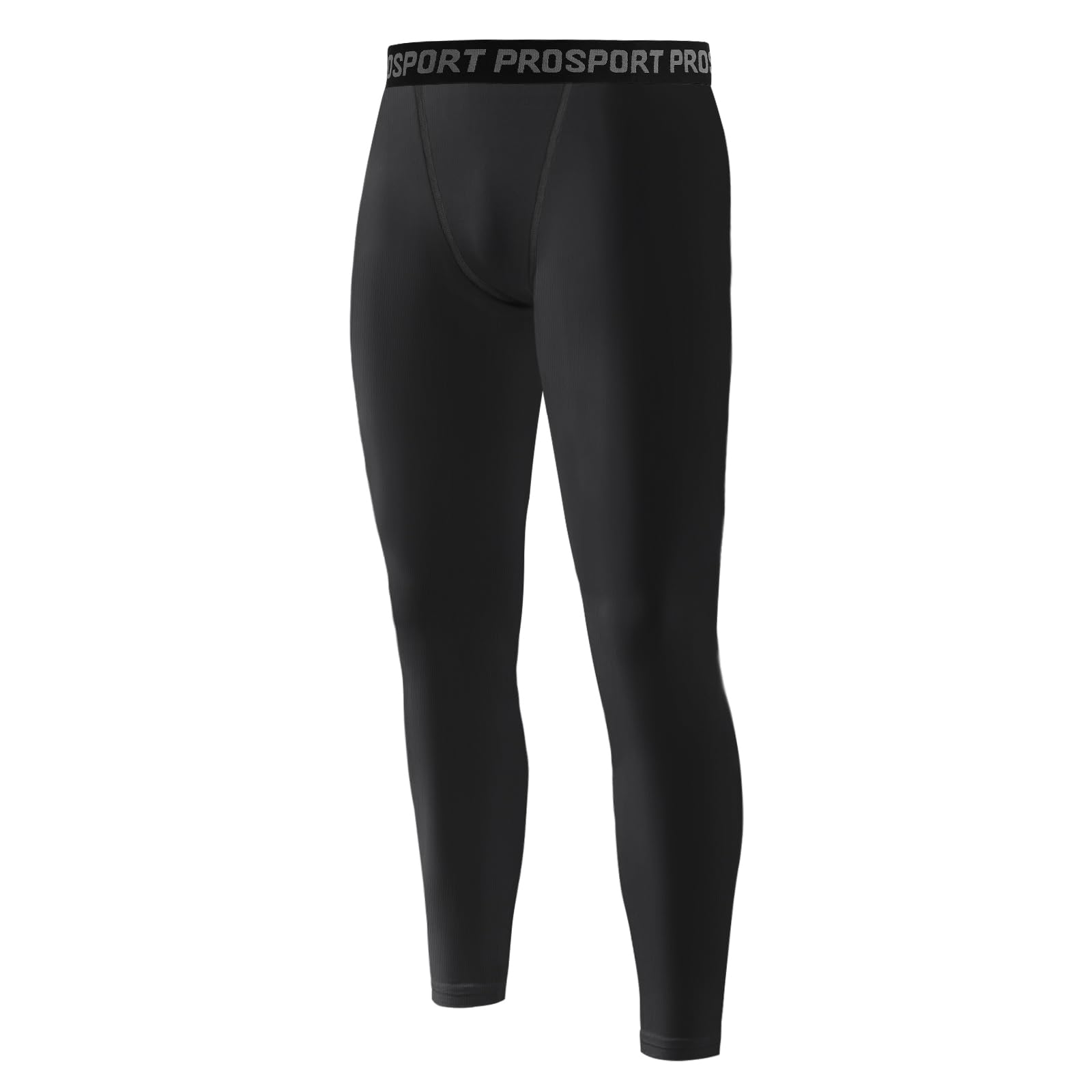 Valcatch One Leg Compression Tights for Basketball 3/4 Compression Pants Men Capri Leggings Athletic Base Layer