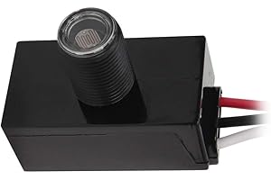 Outdoor Photocell Light Sensor, Dusk to Dawn Photo Control Sensor