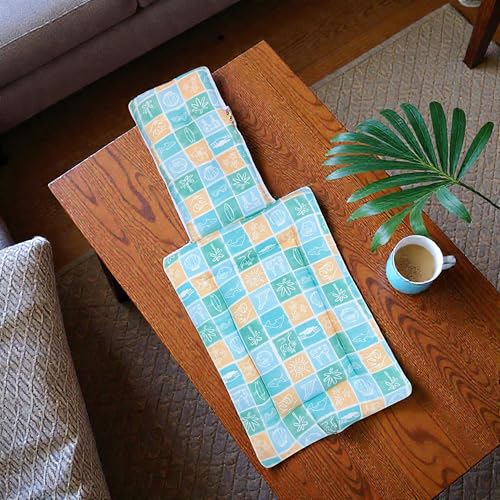Image of NEW COMERS 3 in 1 Carry Nest Portable Cushion Bed with Waffle Texture Soft 100% Pure Muslin Padding Lightweight Travel Friendly Multi-Use Carry Wrap with Secure Support Design | Unisex Carry Bag Nest