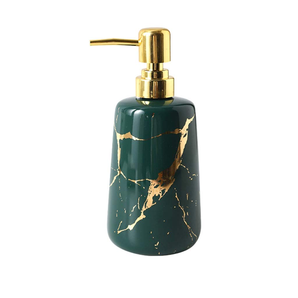 Kxaoxgrc A Glass Soap Lotion Dispenser Set, Ceramic Soap Pump Hand Lotion Dispenser For Bathroom Kitchen Counter Multicolor(A)