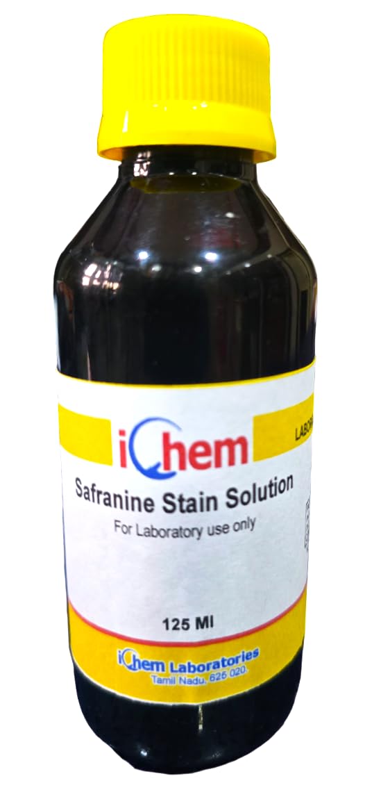 ICHEM Safranine Stain Solution 125ml (Lab use only)