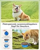 Morpilot Hundetragetasche Katzentragetasche, Haustiertragetasche, Faltbare Transporttasche Transportbox mit Schultergurt und Faltbare Hundenapf für Hunden oder Katzen