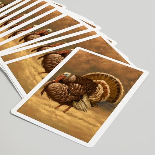 Baraja de Póker 52 cartas Thanksgiving Oil Painting miniatura 5