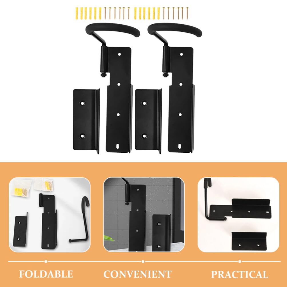 Gadpiparty 2sets Supporto Per Biciclette Da Parete Da Ganci Per Garage Per Mountain Bike Facile Installazione Protezione Per Stabile e Resistente