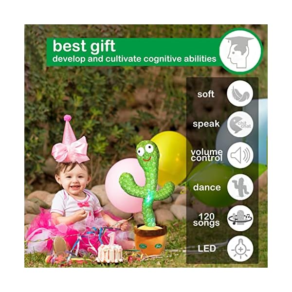 Pbooo-Dancing-Cactus-Mimicking-ToyTalking-Repeat-Singing-Sunny-Cactus-Toy-120-Pcs-Songs-for-Baby-15S-Record-Your-Sound-SingDancingRecordingLED Pbooo-Dancing-Cactus-Mimicking-ToyTalking-Repeat-Singing-Sunny-Cactus-Toy-120-Pcs-Songs-for-Baby-15S-Record-Your-Sound-SingDancingRecordingLED