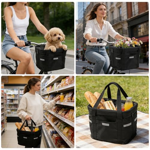 Panier de guidon étanche complètement fermé pour protéger vos courses