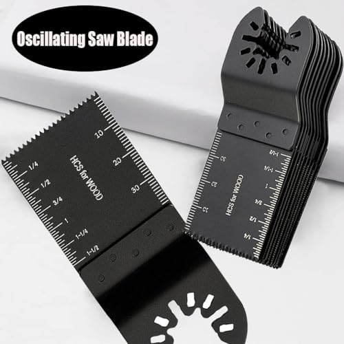 10 Pcs Multi Tool Blades Oscillating Saw Blades Universal Oscillating Quick Release Saw Blades Compatible with Dewalt, Milwaukee, Makita, Ryobi, Rockwell, Bosch 4 10 Pcs Multi Tool Blades Oscillating Saw Blades Universal Oscillating Quick Release Saw Blades Compatible with Dewalt, Milwaukee, Makita, Ryobi, Rockwell, Bosch - Image 4
