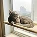 PETVINS Cat Window Perch with Super Suction Cups, Cat Hammock for Any Cat Size, Space Saving Cat Bed for Sunbath