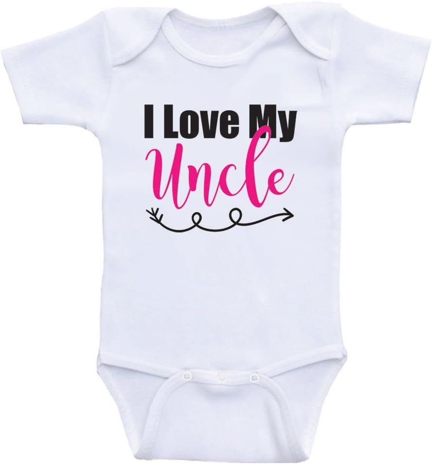 I Love My Uncle - Newborn Baby Clothes Bodysuit Rompers