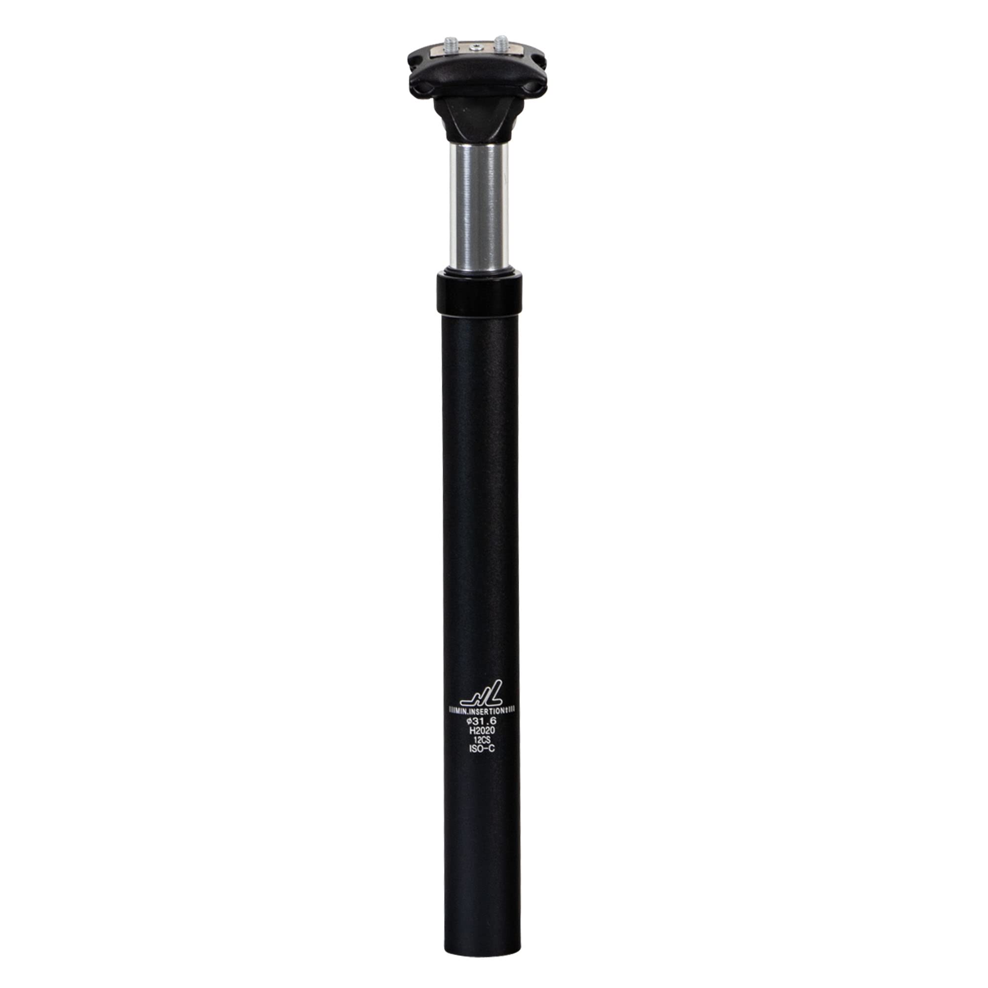 Zoom Sattelstütze gefedert | Fahrrad Sattelstange mit 40 mm Federung | Federsattelstütze mit 350 mm und 31,6 mm