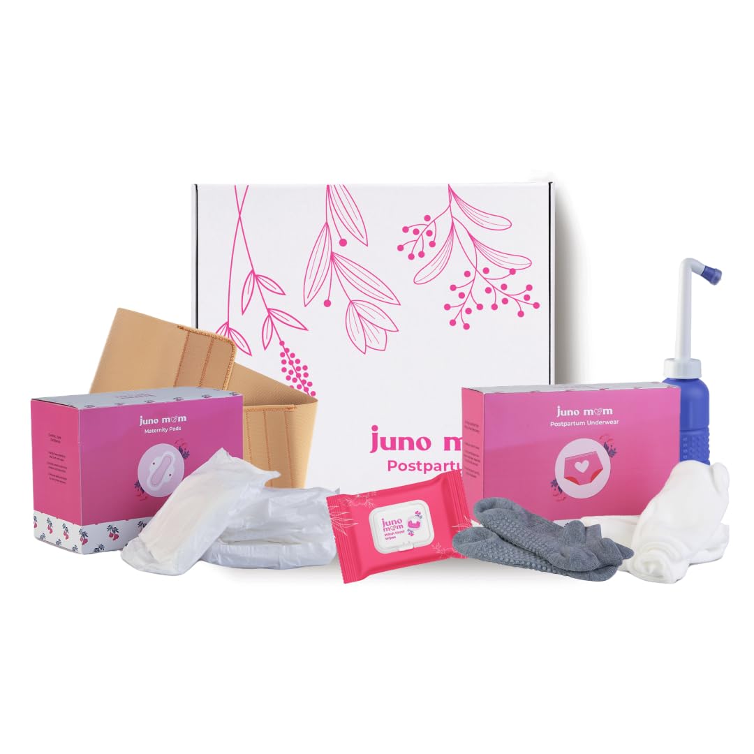 Juno Mom Postpartum Recovery Kit for Mom | New Mom Hospital Kit for Delivery | Maternity Kit for Mother | Postpartum Care Kit | Postnatal Kit | Hospital Bag Essential (7 Individual Product) (B0CZTRLZFQ) Amazon Price History, Amazon Price Tracker