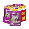 Pack Ração Úmida Whiskas Sachê Frango ao Molho para Gatos Adultos - Leve 20 Pague 16