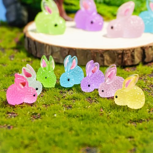 Accessoires intérieure figurines résine lapins pour sublimer vos pots de fleurs ternes