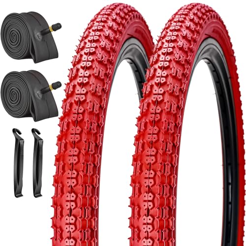 Bmx Tires (red, 20x1.75)