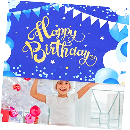 Abaodam Pano De Fundo De Aniversário 4 Unidades Sinal Personalizado Sinais De Feliz Aniversário Band