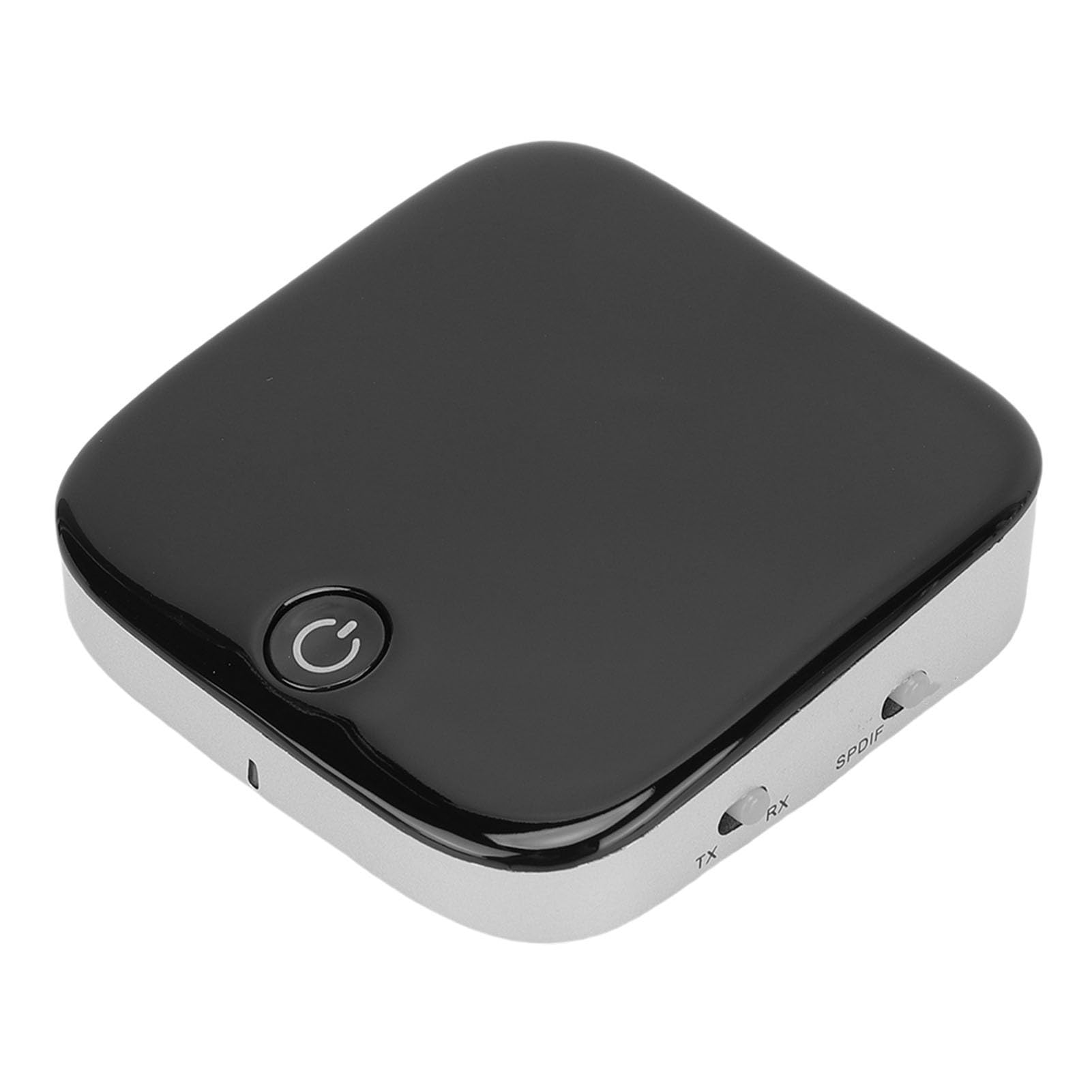 Tangxi Flugzeug-Bluetooth-Adapter, 5.0-Sender-Empfänger mit 2-poligem Flugzeug-Adapterstecker, Unterstützt 2 Kopfhörer, Optischer 3,5-mm-AUX-Eingang für TV, Flug, Fitnessstudio,