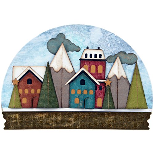 Sizzix 661603 Fustella Thinlits Snowglobe di Tim