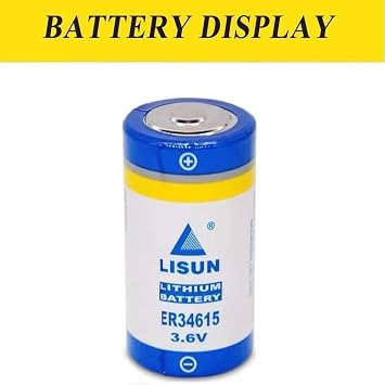 (2-Pack) ER34615 3.6v 19000mah Size D Lithium Battery for Multipurpose PLC Programmer, ER34615 Battery