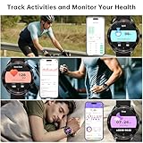 Smart Watch for Men Women with Bluetooth Call, 1.39"HD Screen Fitness Watch with Heart Rate/Sleep Monitor/SpO2/Pedometer, Activity Tracker 100+ Sport Modes, IP68 Waterproof Smartwatch for IOS Android - Image 4