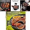 LEYDT Skewer Rack for 6QT Air Fryers & Multi-Cookers (12 Skewers) – Stainless Steel Vertical Kebab Stand for Chicken Wings, Kabobs, Meat & BBQ – Reusable Dishwasher-Safe Accessory #2