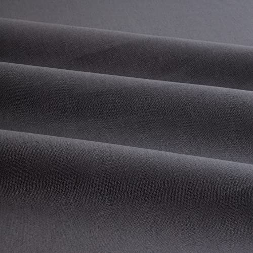 Kaufman Essex Linen Blend Graphite, Fabric by the Yard