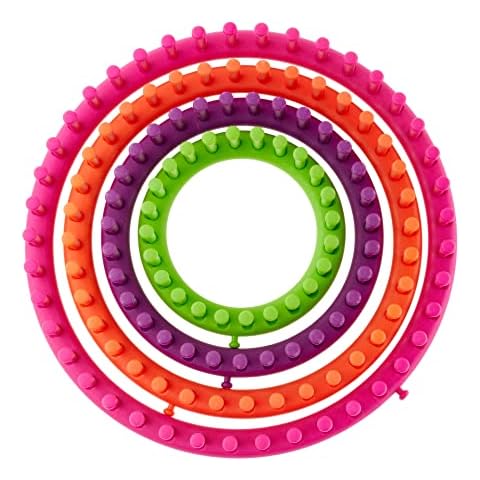 Knit Quick™ Knitting Round Loom Set, by Loops & Threads® (5.5", 7.5",9.5",11.5") Cover