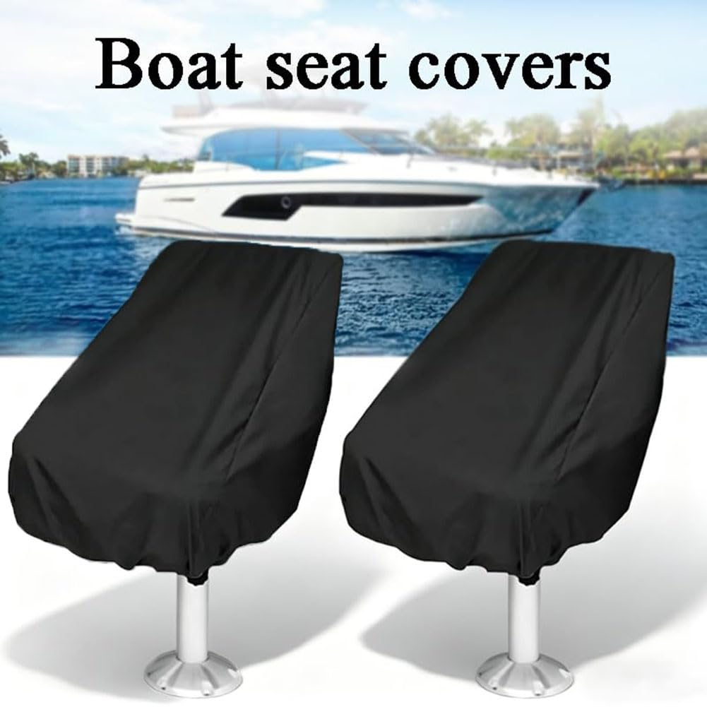2pcs Fundas para el Asiento del capitán de Barco,Compatible con Nautique Ski Nautique 200 2019–2025, Funda Protectora