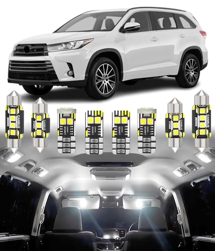 Kit de luces LED interiores para Toyota Highlander 2014-2019 miniatura 1