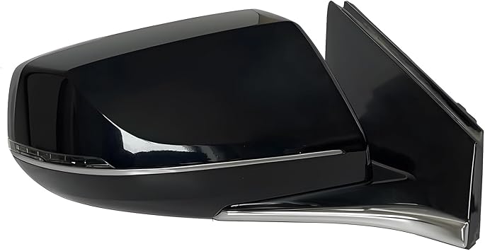 Side View Mirror Compatible With Cadillac XTS 2013-2017, Driver And Passenger Side Tow Mirrors14 Wire Black Right