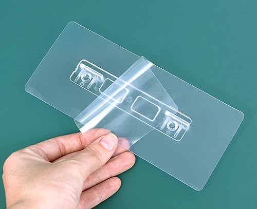 Miniatura 3 de Soporte adhesivo para estante, clavijas de soporte autoadhesivas, pasadores de estante sin perforaciones, clips de estante para tablilla de