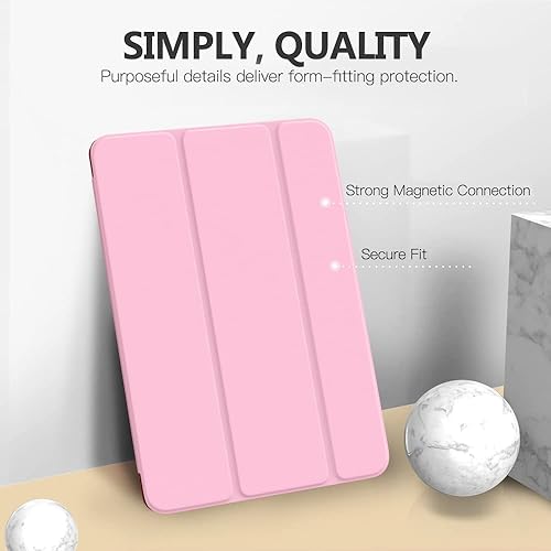 Miniatura 3 de MoKo Funda para iPad 10.2, iPad de 9 generación 2021, iPad de 8 generación 2020, iPad de 7 generación 2019, funda inteligente con carcasa trasera