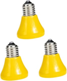 YARNOW 3Pcs Lâmpada De Aquecimento De Cerâmica Lâmpada De Luz De Tartaruga Lâmpada UV Réptil Luminária Uva Frade Lâmpada De Calor E27 Lâmpada De Réptil De Cerâmica Luz De Calor Durável