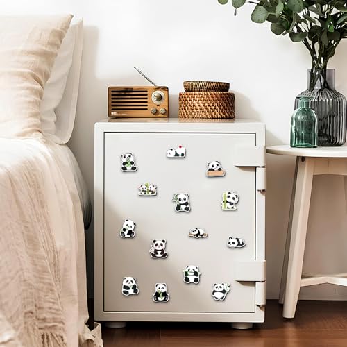 20 imanes decorativos para nevera con diseño de panda miniatura 5
