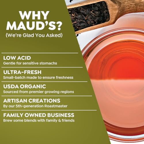 Image of Maud's Organic Decaf Chai Tea Pods, 24ct | Decaf Tea Pods - 100% Gourmet Blended Tea Leaves