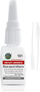 Weglau 20g Instant Wood Glue - Super Strong Adhesive for Oak, Furniture, Crafts, DIY Wood Repairs & Edges
