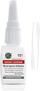 20g Wood Glue, Wood Adhesive, Instantly Strong Adhesive for bonding Wood, Instant Super Glue for Wood, Oak, Wooden Furniture, Wooden Product, Wooden Crafts, Wood Edge