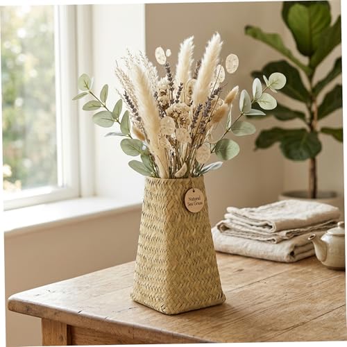 Vase en osier pour composition florale et centre de table - 3
