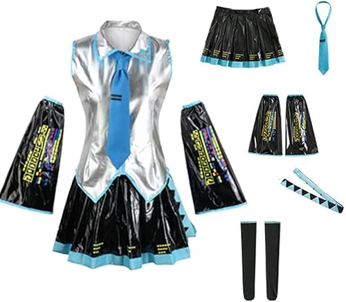 Vista 4 de Anime Cosplay Costume Uniform Dress Outfit Cosplay Full Set Halloween Dress
