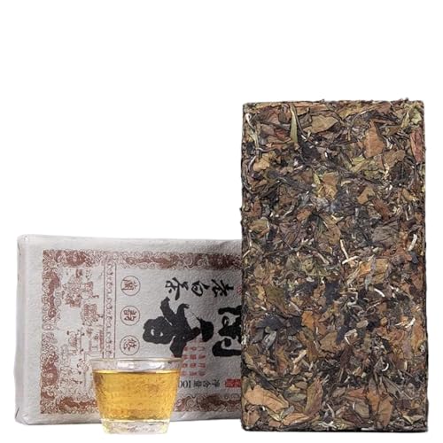 Té blanco Pu'er de Yunnan en ladrillo de 1000g para rituales de relajación y calma
