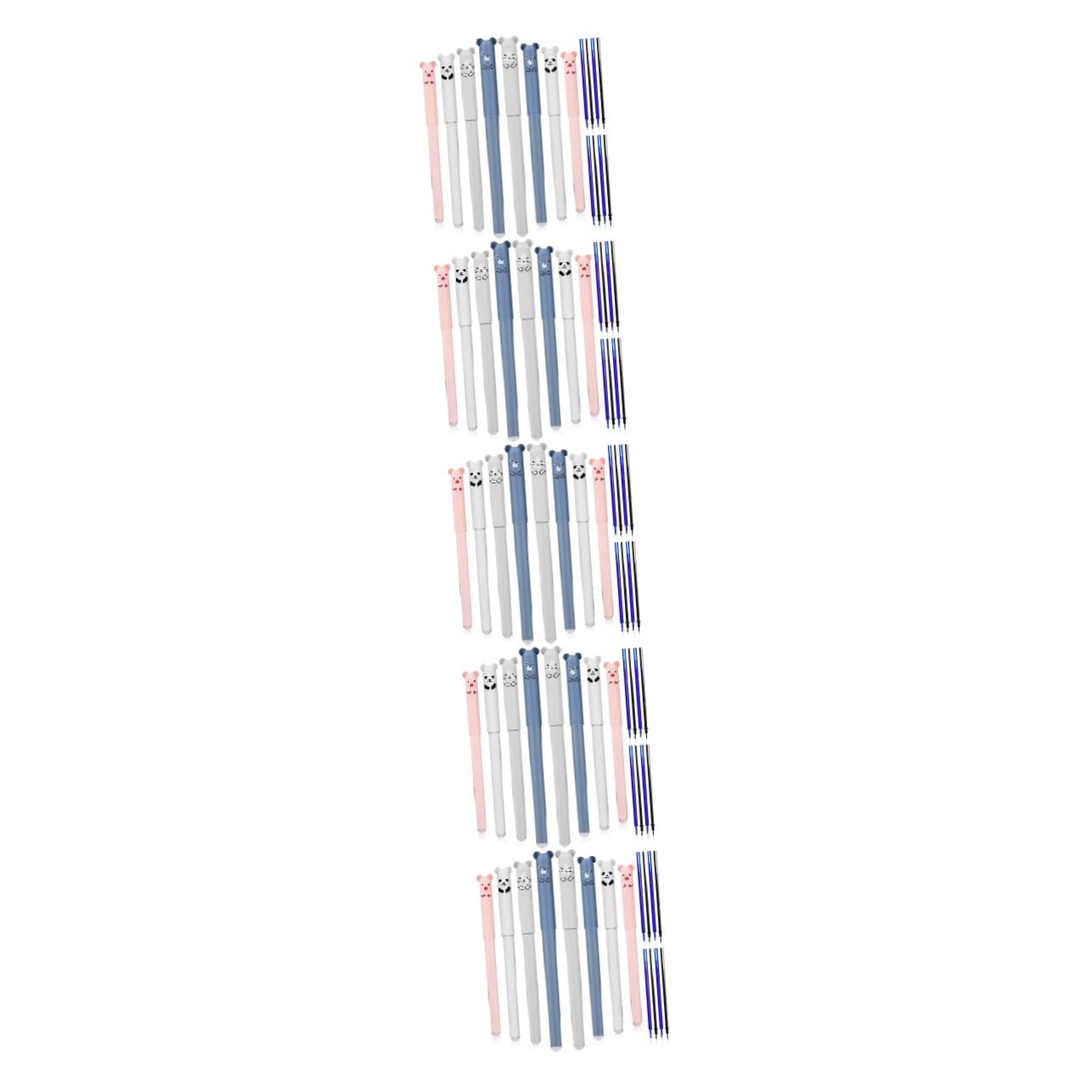 5 Ensembles Stylo À Bille Effaçable Surligneurs Stylos Effaçables Pour Enfants Gomme Magnétique Pour Tableau Stylo De Dessin Animé Effaçable Marqueurs Plastique 8 Pièces * 5
