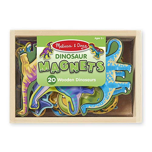 Aimant en bois dinosaure (pack de 20) : idée cadeau pour anniversaire enfant