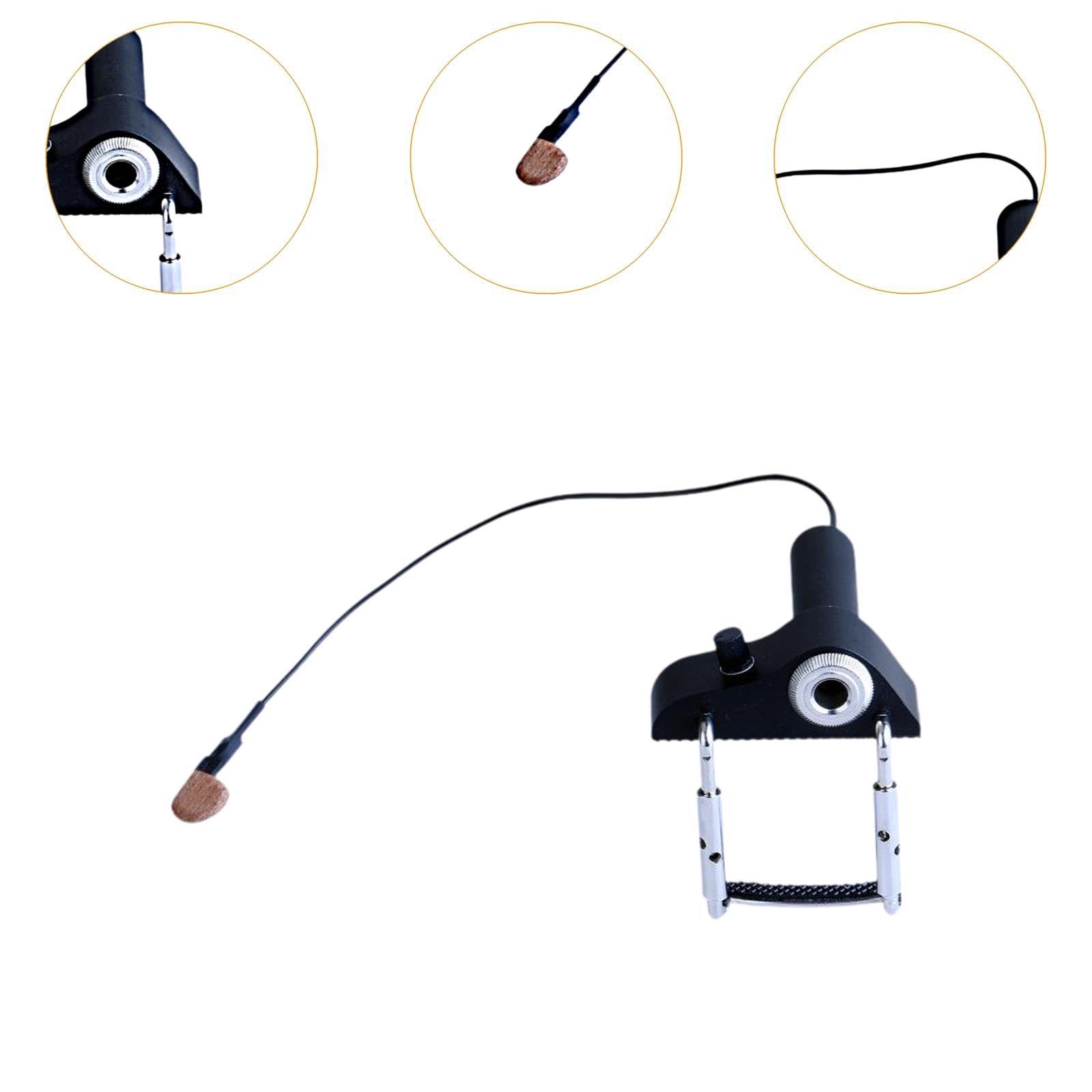 2 set di pickup piezoelettrico a contatto trasduttore pickup per chitarre acustiche banjo basso