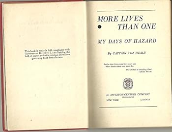 Hardcover More Lives Than One: My Days of Hazard [Unknown] Book