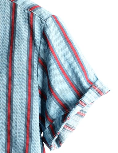 Image of VATPAVE Mens Casual Hawaiian Floral Shirts Short Sleeve Button Down Tropical Shirts Beach Summer Shirts