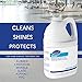 Diversey 94512767 Wiwax Cleaning & Maintenance Emulsion Liquid, Commercial Strength Sealer for Rubber, Concrete & Stone Floors, Concentrate, 1-Gallon (Pack of 4)