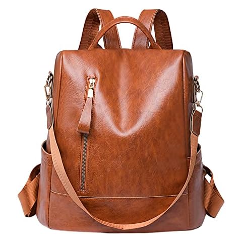Women's Anti-Theft PU Leather Backpack Cover