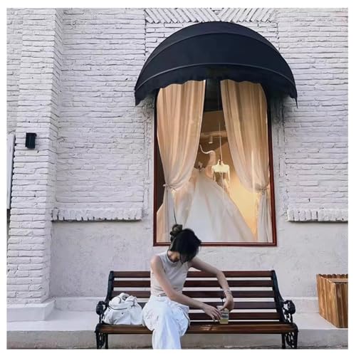 Auvent rétractable pour portes et balcons imperméable et résistant aux UV - 3
