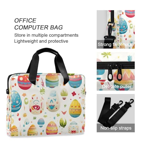 Funda para portátil ALAZA con estampado huevos y flores 13-15.6 pulg miniatura 5