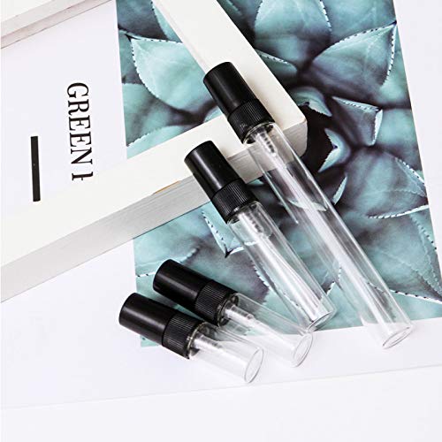 Set di 12 flaconi da viaggio per profumo con 6 mini flaconi spray da 10 ml, pipette e pompe di trasferimento, bottiglie da viaggio in plastica portatili, ricaricabili, atomizzatore per profumo per