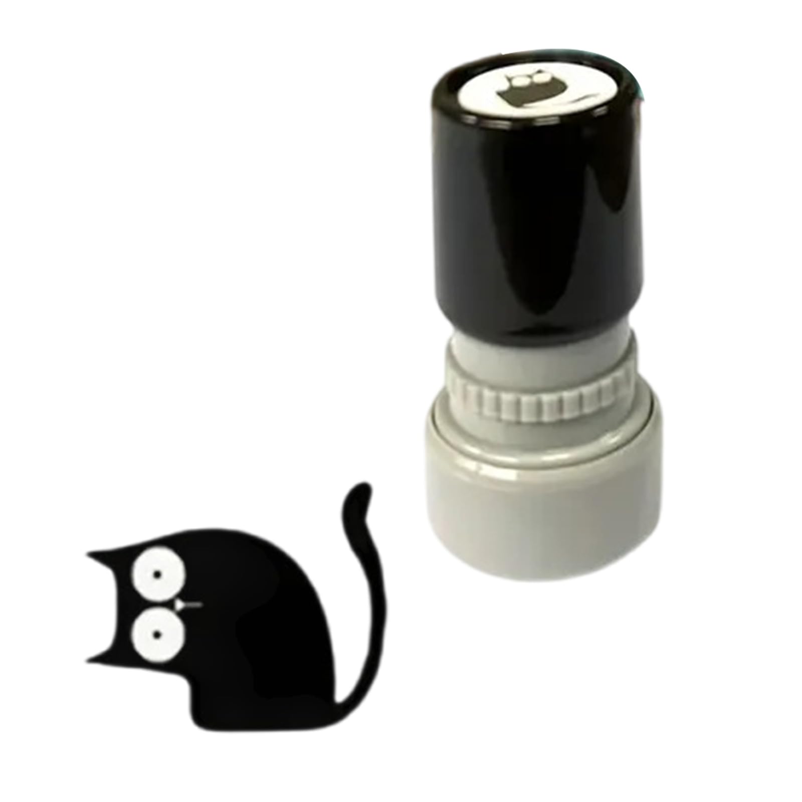 Kitten Themed Stamp Scrapbooking Decorative Motivational for Card Making Scrapbooking Journal Planner Journaling Rubber